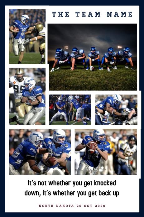 Free Football Collage Templates .